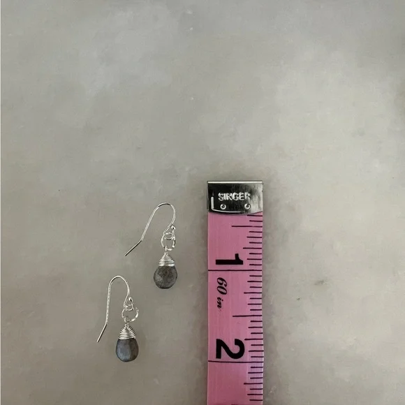 NWOT Sundance Sterling Silver Labadorite Earrings - Picture 5 of 5